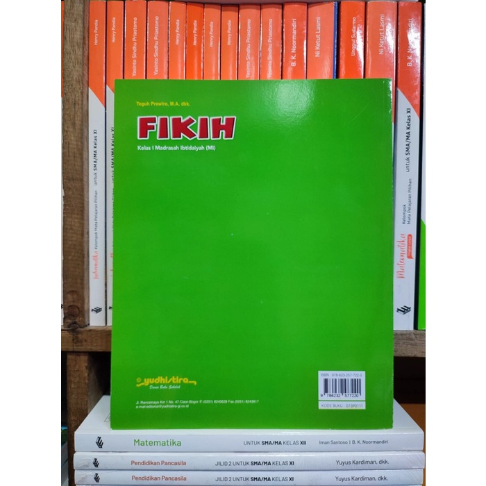 

SALE !!! BUKU FIKIH KELAS 1 SD/MI KURIKULUM MERDEKA YUDHISTIRA READYY