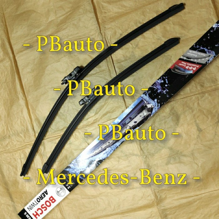 Wiper Blade Gla Cla A200 W117 W156 Frameless Bosch / Wiper Mercy