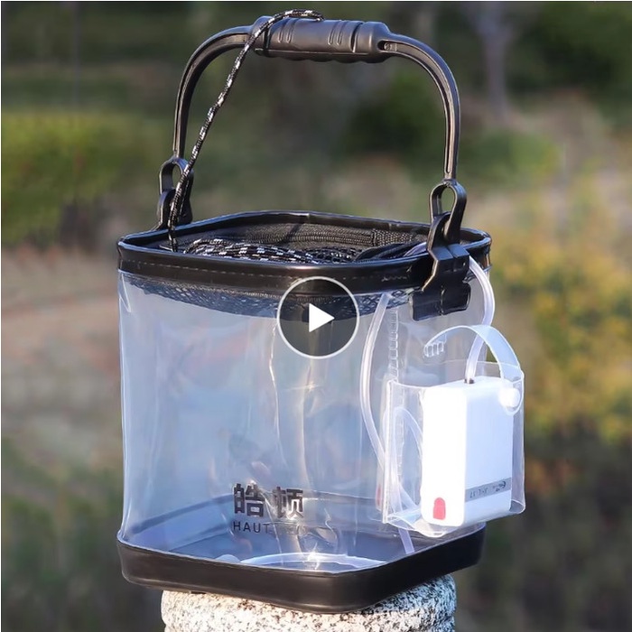 Ember lipat mancing ikan / wadah umpan hidup EVA