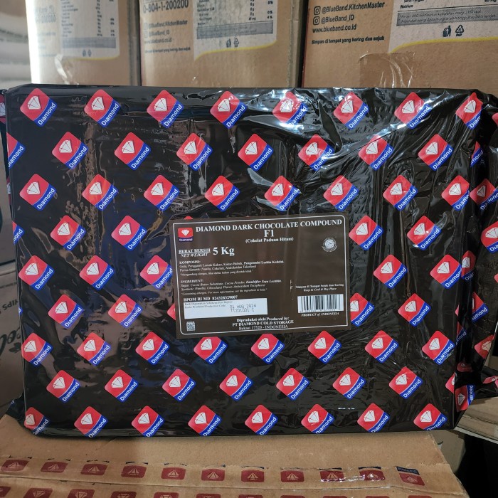 

Ready Stok" Diamond F1 Dcc 5Kg Dark Coklat Compound Blok 5 Kg