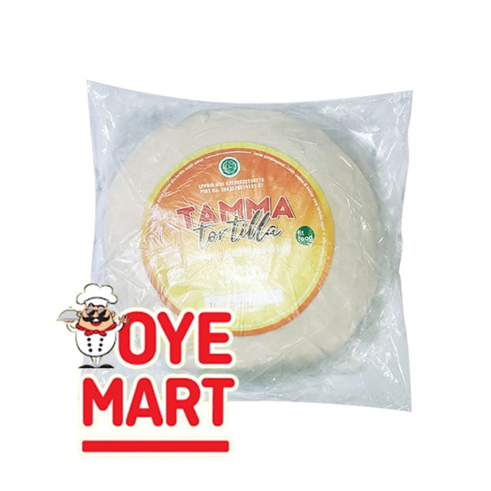 

Ready Stok" Kulit Kebab Tortilla Ukuran 23Cm Isi 20 Lembar 1100Gr Bpom Tamma Food