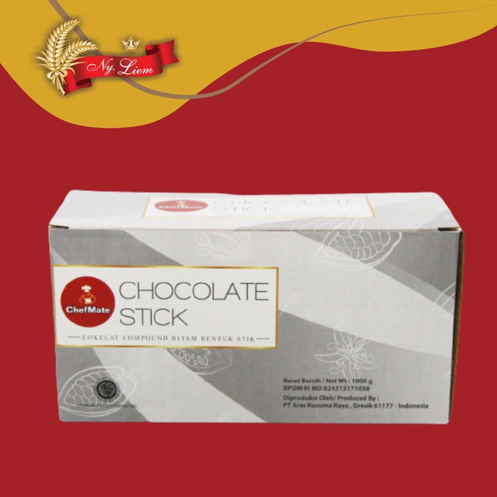 

Ready Stok" Chefmate Dark Chocolate Stick 1 Kg