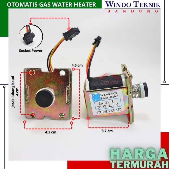 Kualitas terbaik] OTOMATIS GAS WATER HEATER SLONOID SELENOID VALVE WATER HEATER GAS