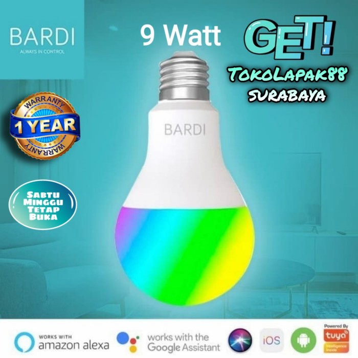 [haikal] - BARDI SMART LED 12w / 9w / 7w LAMPU BARDI SMART LIGHT BULB
