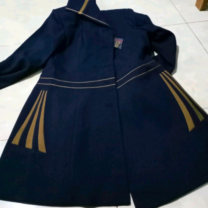 SETELAN BAJU SERAGAM PNS KANTOR DINAS PDH GURU DONGKER NAVY TUNIK