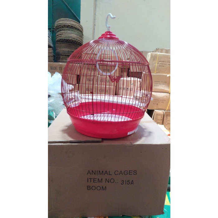 Kandang Sangkar Burung Lovebird Kenari Parkit Pleci Gentong Besi Bulat DiskonJual MurahHarga