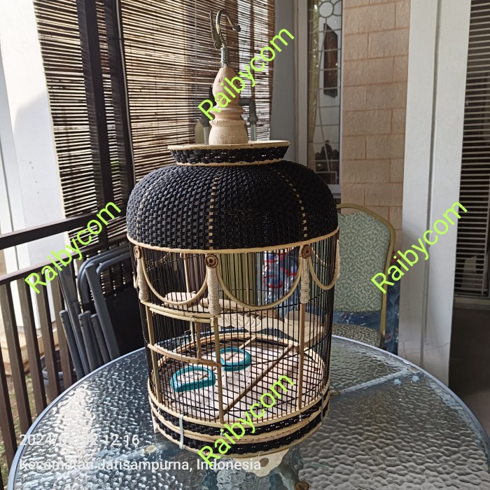 KANDANG BURUNG PERKUTUT ROTAN MODEL RAJUT SANGKAR KUTUT ANYAMAN LOKAL DiskonJual MurahHarga