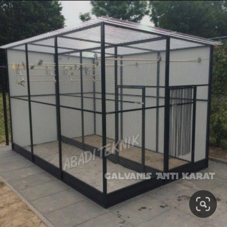 Sangkar Kandang Umbaran Ternak Burung Koloni Besi Lovebird Universal 4 DiskonJual MurahHarga