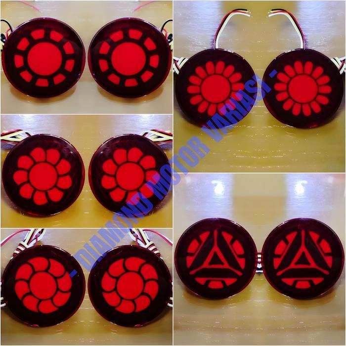 terbaru  reflektor lampu led cob bemper belekang toyota all new avanza veloz 2012 2013 2014 2015