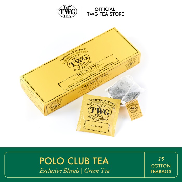 

TWG Tea Polo Club Tea, Cotton Teabag