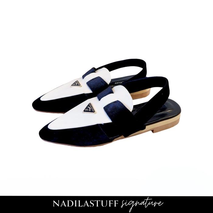 

Nadilastuff Signature Emily Slop Sandal Sepatu Wanita Premium Casual Shoes