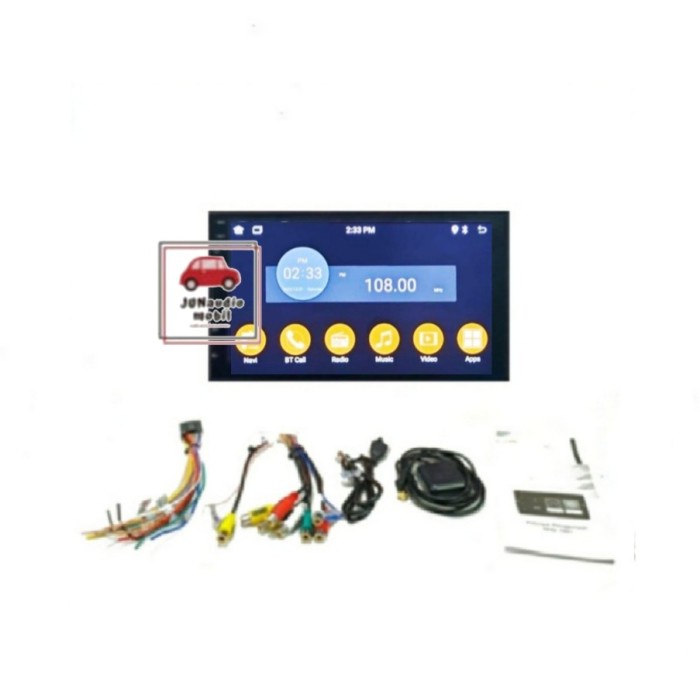 Limited Head Unit Android Orca 7 Inch Oem Yaris Bakpao 2005 Up + Kamera