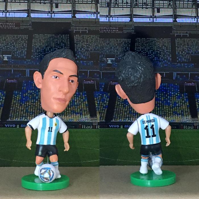 SALE  FIGURE MINIATUR PEMAIN BOLA ARGENTINA SOCCERWE KODOTO MESSI - DYBALA - DI MARIA - SERGIO
