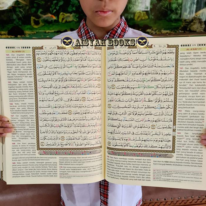 

Produk Terbaru Al Quran Terjemah Tajwid Warna Qahira B4 (Jumbo) Alquran Cod