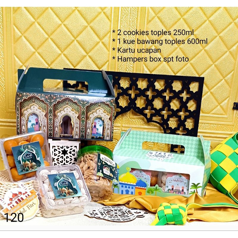 

NEW Hampers Idul Fitri / Parcel Lebaran Haji / Idul Adha / Hampers Kue Kering / Cookies