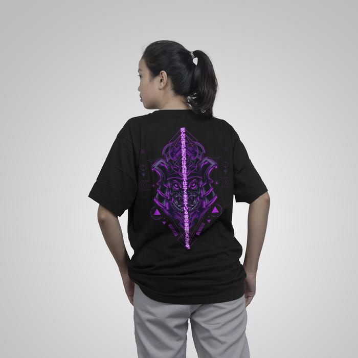 BERGARANSI Kaos Distro Cowok Ronin Purple Baju Kaos T Shirt Pria Cowok Distro Sablon Anime Premium