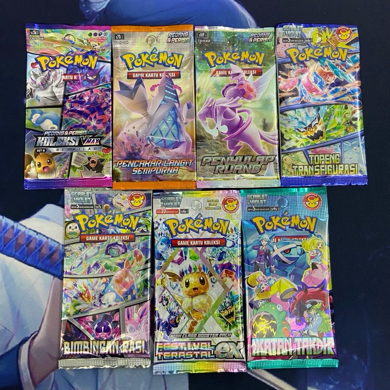 Promo !!! Booster Pack Pokemon Card Game Indonesia Original