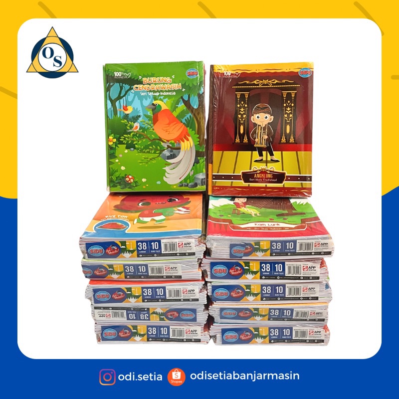 

Viral !!! Buku Tulis Sidu 38 Lembar Karakter