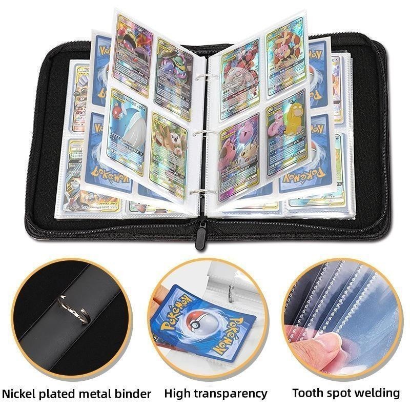 Termurah Goodbata 400 Pcs Pokemon Cards Album Holder 400 Kartu Game Pokemon Ex Gx Bahan Pu Dengan