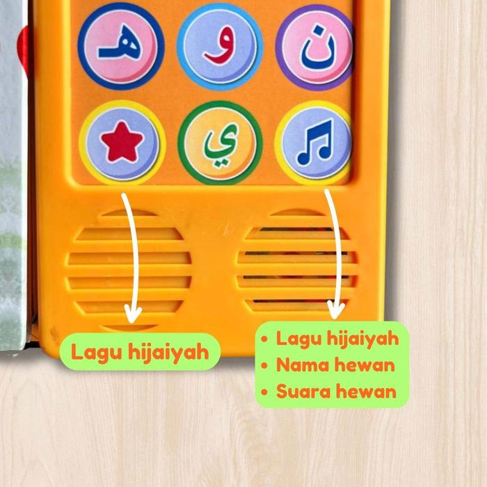 SUARA HIJAIYAHKU SOUND BOOK (BUKU BERSUARA HURUF HIJAIYAH) - BUKU ANAK ISLAM