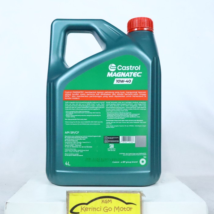 OLI CASTROL MAGNATEC 10W-40 4L GALON - OLI CASTROL MAGNATEC 10W40 4L