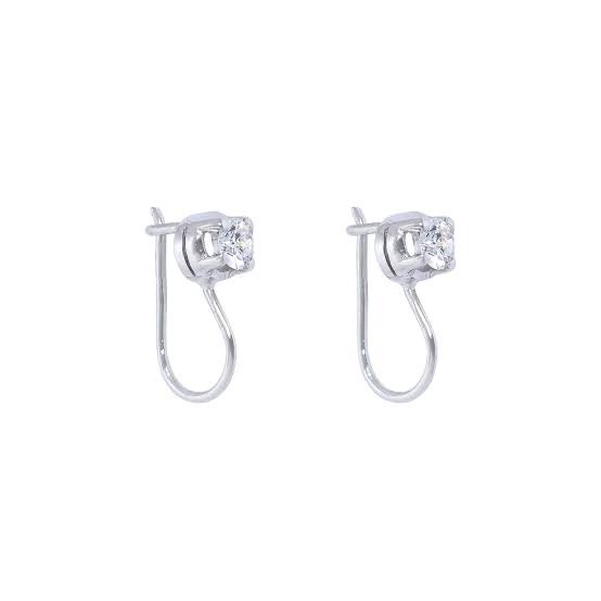 Anting Emas 18K Asli Kristal Tauge Diamond Jewelry