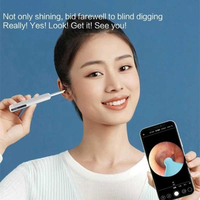 Alat Medis Endoskopi THT + HD Camera + Lensa 4.9mm u/ HP Android & PC