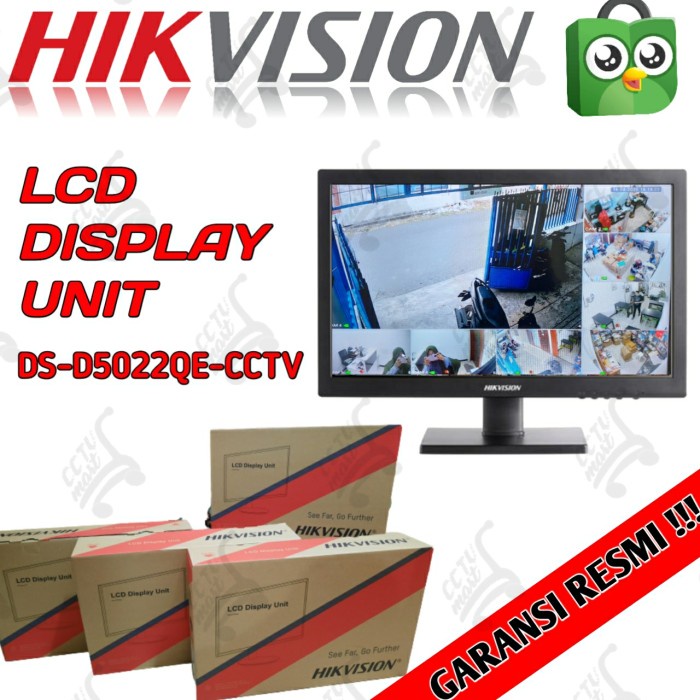 LAYAR MONITOR CCTV HIKVISION 22 INCH CCTV SERI DS D5022QE CCTV Siap Kirim