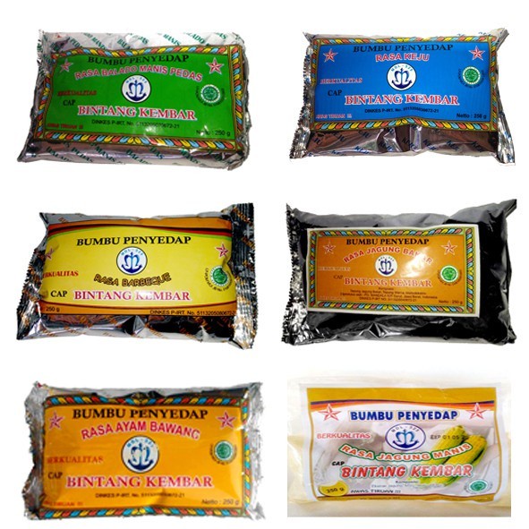 

BOOM SALE Bumbu Tabur Bintang Kembar 250 50 40g Rasa Ayam Bawang Balado Keju BBQ