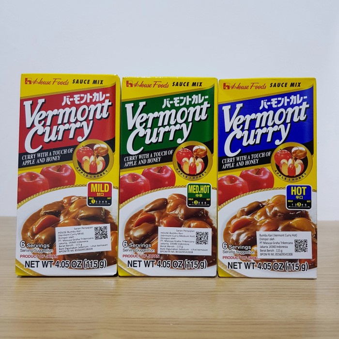 

TERBARU Vermont Curry 115gr - Bumbu kari Jepang