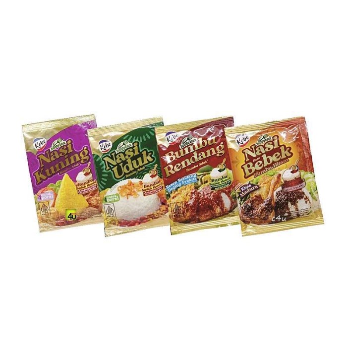 

GRATIS ONGKIR (3 PCS) KOBE BUMBU NASI UDUK 20 GR RENDANG BEBEK KUNING SIAP PAKAI SUDAH MATANG