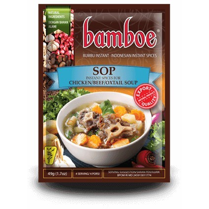 

BERGARANSI BAMBOE Bumbu Sop