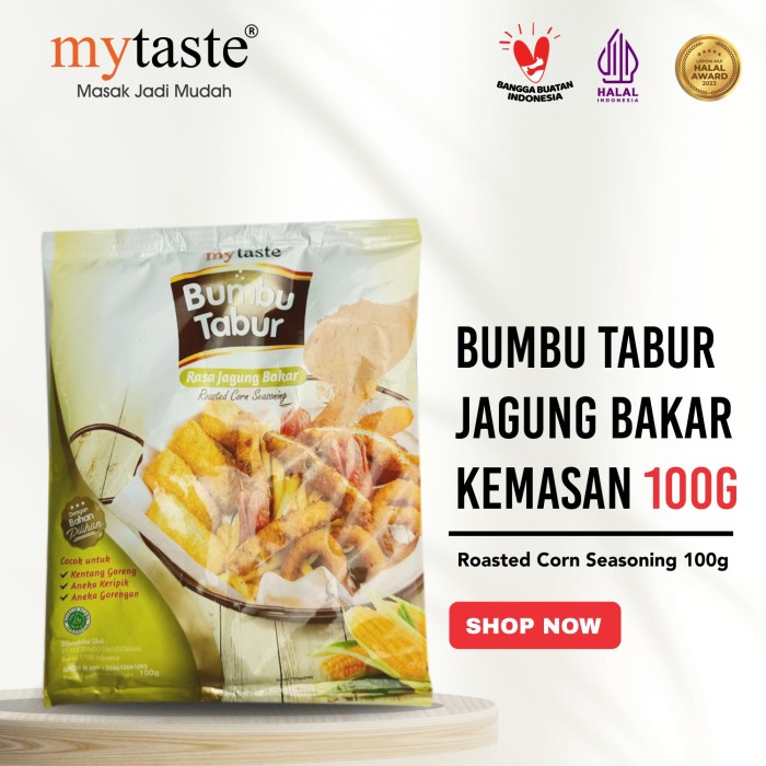 

BERMUTU My Taste Bumbu Tabur Jagung Bakar / Jagung Bakar Seasoning 100 gr