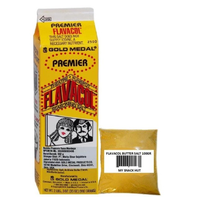 

DISKON Bumbu Popcorn Gold Medal Flavacol Butter Rasa Asin Original 500gr
