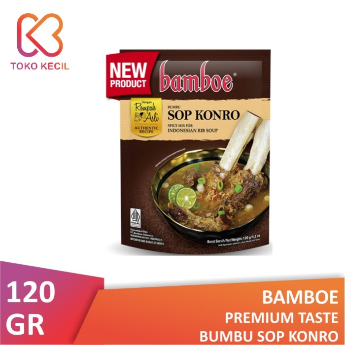 

TERBATAS Bamboe Bumbu Sop Konro 120gr