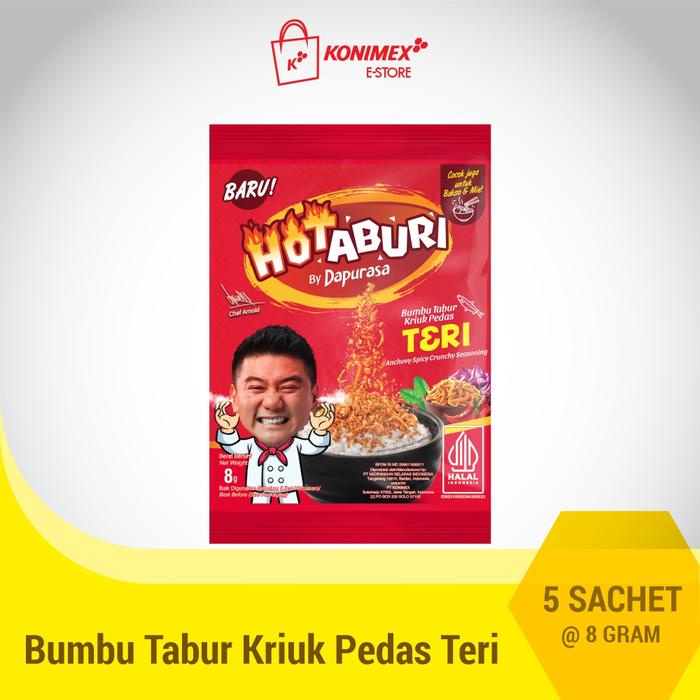 

PROMO Hotaburi Bumbu Tabur Kriuk Pedas Teri 8 g