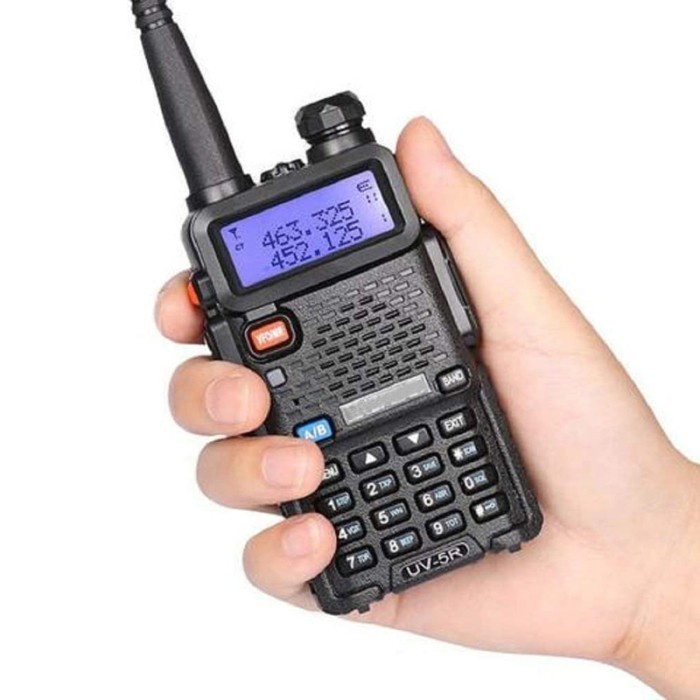 Handie Talkie Baofeng Handy Talky UV5R Handi Talki Radio HT UV-5R Biru