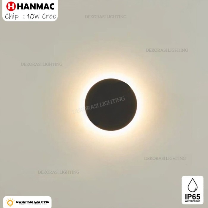 H295 Lampu dinding taman led 10w bulan waterproof outdoor wall lamp