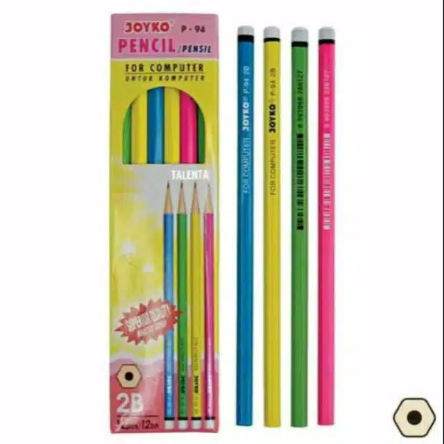 

JTTOP" PENSIL 2B JOYKO P94 COLORFULL
