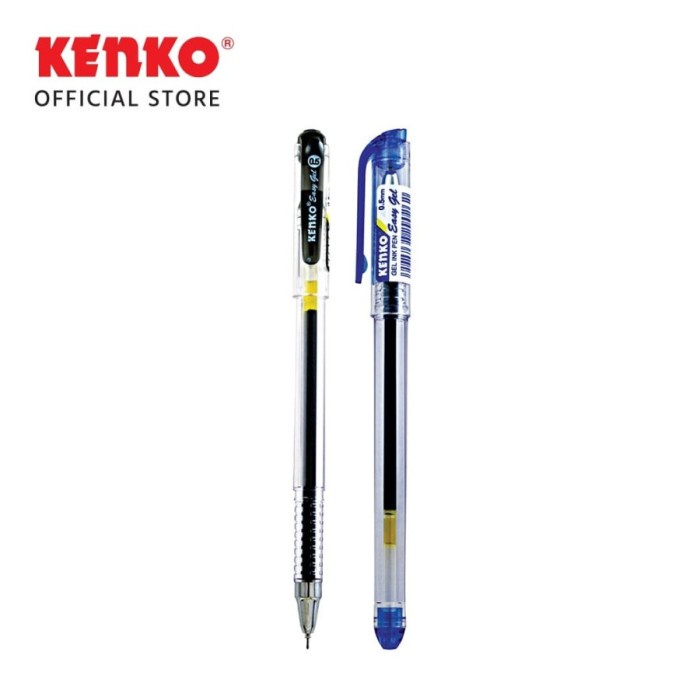 

JTTOP" PULPEN / BOLPEN / PEN / PENA GEL KENKO EASY GEL 0.5 MM HITAM BIRU MERAH STATIONERY AL AT