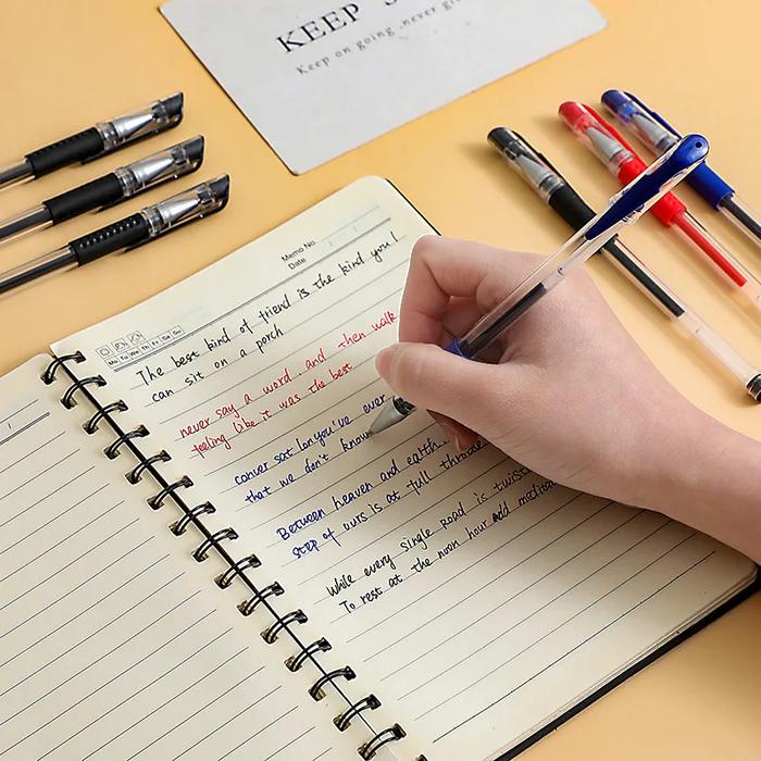 

JTTOP" [PAKET 20 PCS] PULPEN TINTA GEL 0.5MM ALAT TULIS SEKOLAH PENA TINTA GEL ALAT TULIS KANTOR