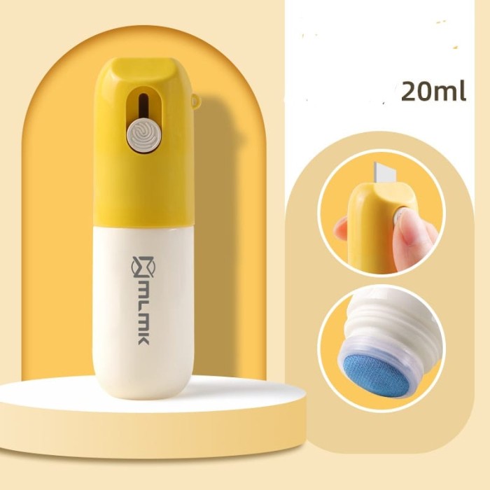 

JTTOP" MLMK STEMPEL PENGHAPUS RESI 2 IN 1 CUTTER PEMBUKA PAKET 20 ML