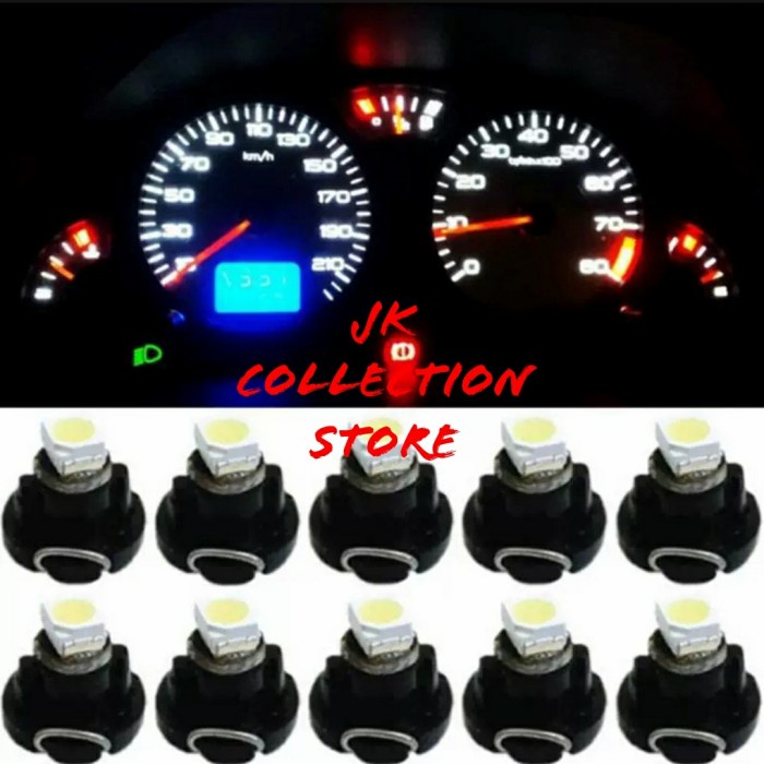 TOP" LAMPU LED T3 T4.2 T4.7 SPEEDOMETER DASHBOARD PANEL AC MOBIL