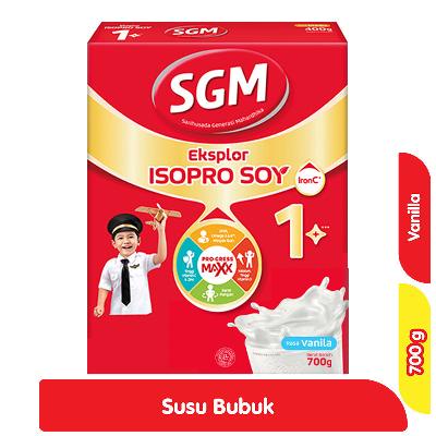 terbaru !!! sgm soya 1+ susu bubuk pertumbuhan anak usia 1 sd 3 tahun 700g ready
