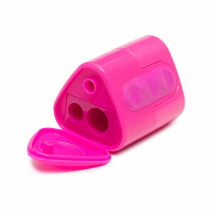 

JTTOP" RAUTAN PENSIL TULIS 2 LUBANG LYRA GROOVE SHARPENER TWIN HOLE SERUTAN