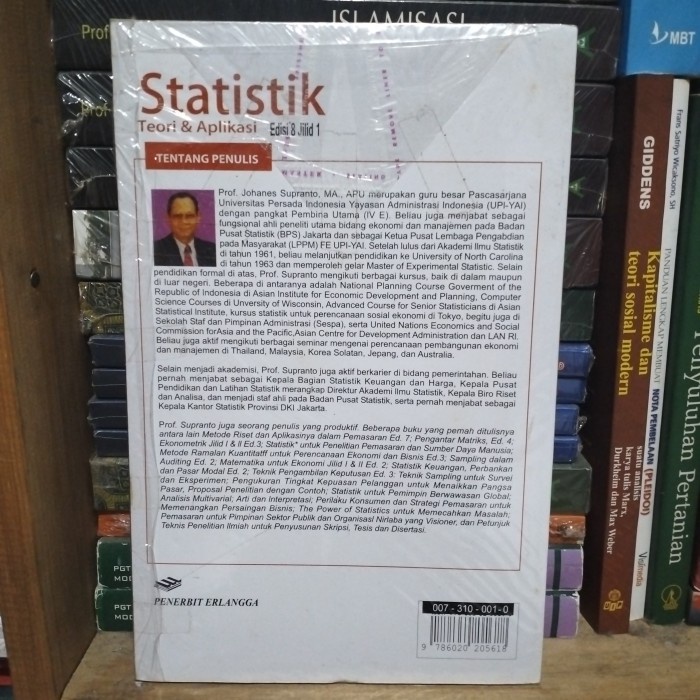 

SALE !!! BUKU STATISTIK TEORI DAN APLIKASI EDISI 8 JILID 1 READYY