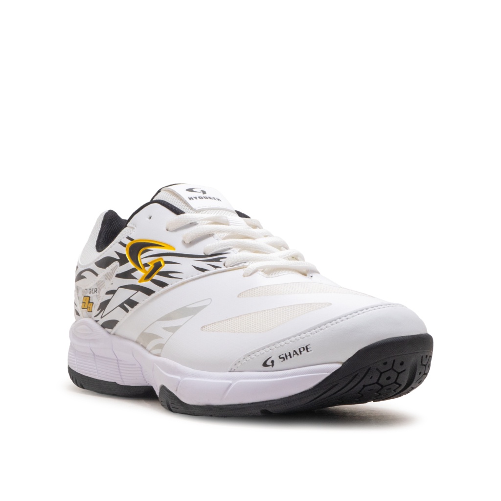 PROMO TERBARU HYOUGEN Tiger Putih Hitam Sepatu Badminton Size 39-44