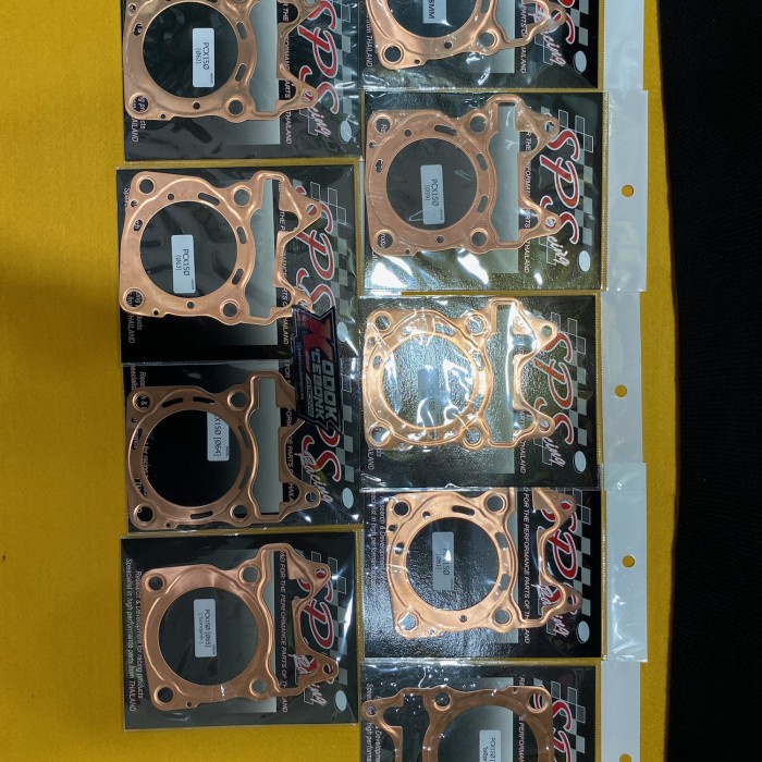 TERMURAH PAKING HEAD TEMBAGA SPS VARIO 150 PCX 150 UKURAN 58 SAMPAI 66MM