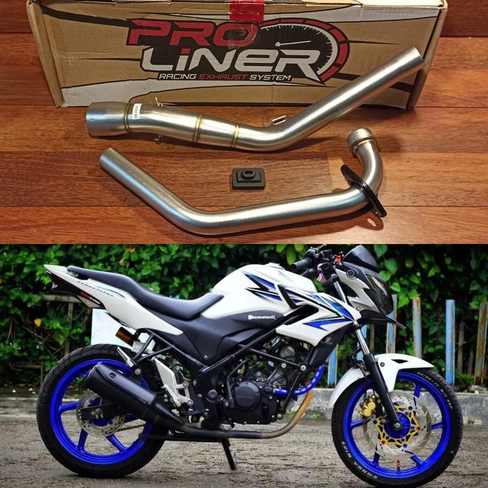 PIPA LEHERAN KNALPOT SAJA CB150R OLD DIAMETER 50MM - ORIGINAL PROLINER