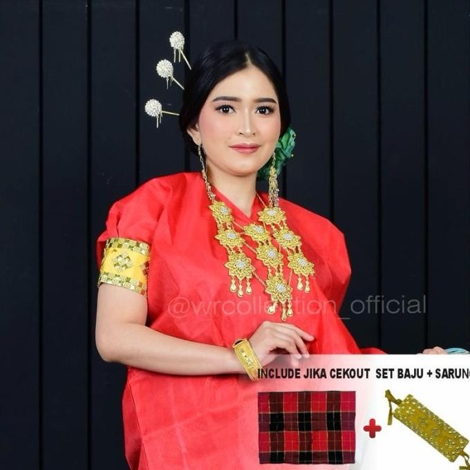 GRATIS ONGKIR BAJU BODO TOKKO PREMPUAN BAJU ADAT ASLI BUGIS TARI